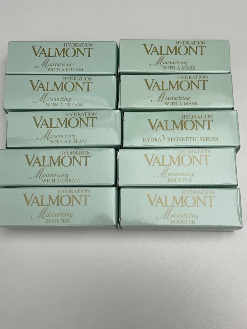 NEW 10pcs Valmont Hydration Skincare Sample Set Cream Mask Serum Booster 48ml